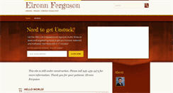 Desktop Screenshot of elronnferguson.com